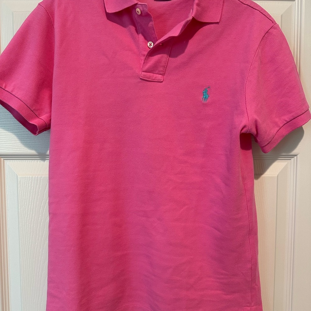 Polo by Ralph Lauren Pink Polo Shirt Classic Style